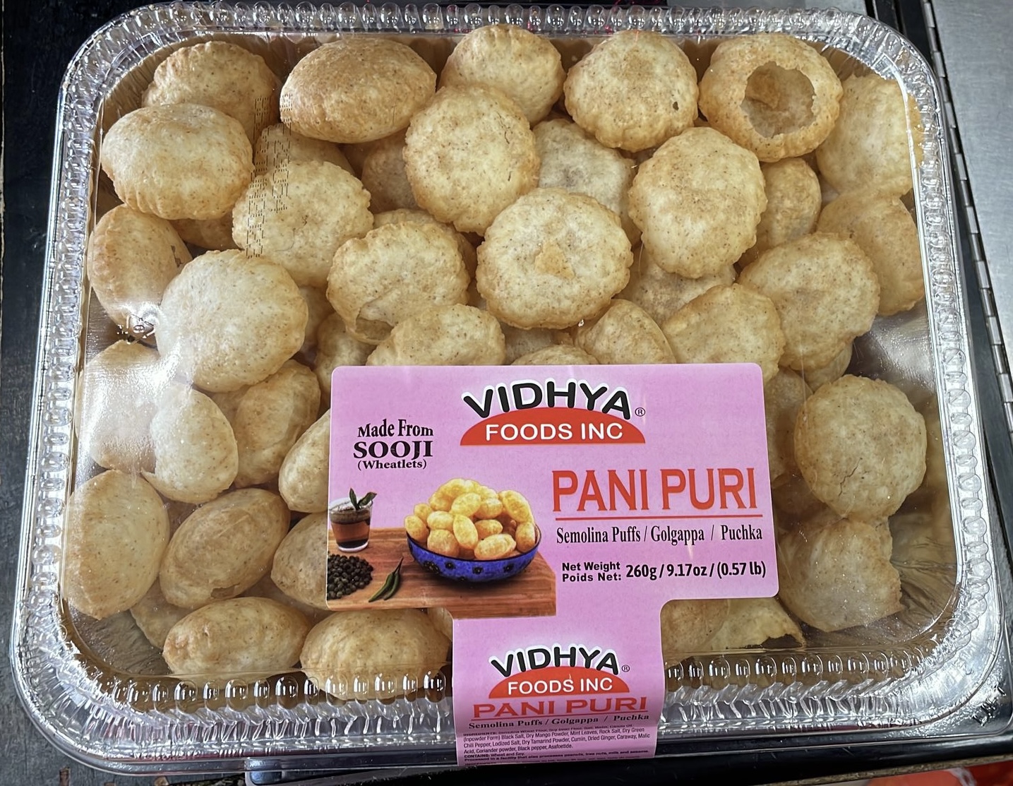 Vidhya Pani puri 260g ( 9.17oz)
