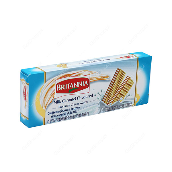 Britannia Milk Caramel Wafer 175g