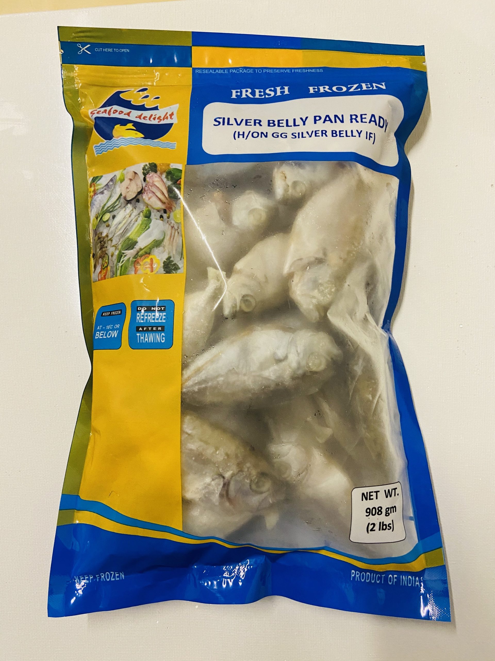 Daily Delight SILVER BELLY PAN READY 2LB